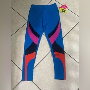 Zumba Fitness Blue and Pink Leggings